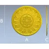 Розетка "Солнечный венок" - 3D модель STL для ЧПУ