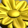 Классическая розетка "Лепесток" - 3D модель STL для ЧПУ