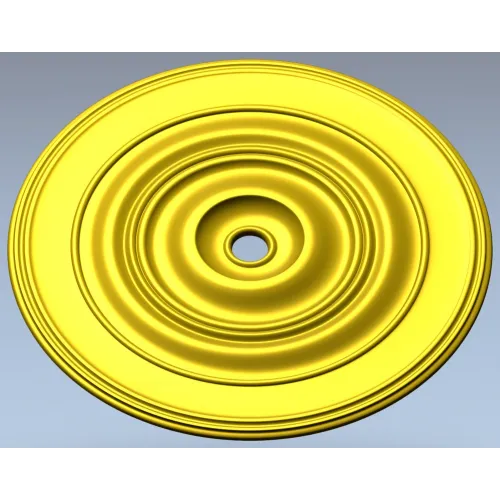 Classic Concentric Rosette STL for CNC