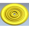 Classic Concentric Rosette STL for CNC
