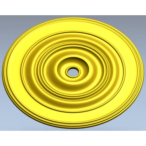 Classic Concentric Rosette STL for CNC
