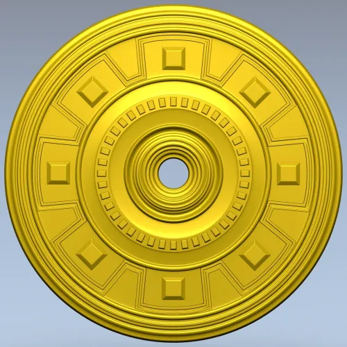 Классическая круглая розетка - 3D модель STL для ЧПУ