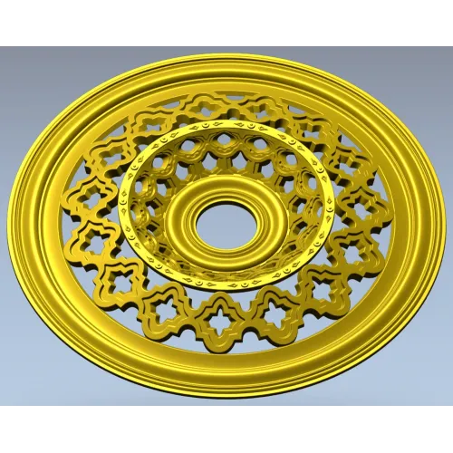 Винтажная круглая розетка - 3D модель STL для ЧПУ