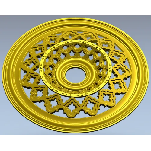 Винтажная круглая розетка - 3D модель STL для ЧПУ