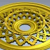 Винтажная круглая розетка - 3D модель STL для ЧПУ