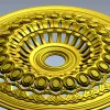 Классическая круглая розетка STL для ЧПУ - декоративная 3D модель