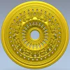 Классическая потолочная розетка - 3D STL для ЧПУ