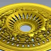 Классическая потолочная розетка - 3D STL для ЧПУ