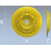 Классическая потолочная розетка - 3D STL для ЧПУ