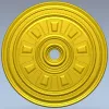 Ceiling Rosette STL - Classical Sunburst Medallion