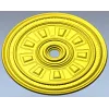 Ceiling Rosette STL - Classical Sunburst Medallion