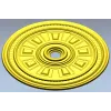 Ceiling Rosette STL - Classical Sunburst Medallion