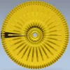 Sunray Rosette - STL 3D Model for CNC