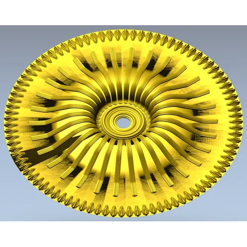 Sunray Rosette - STL 3D Model for CNC