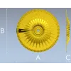Sunray Rosette - STL 3D Model for CNC