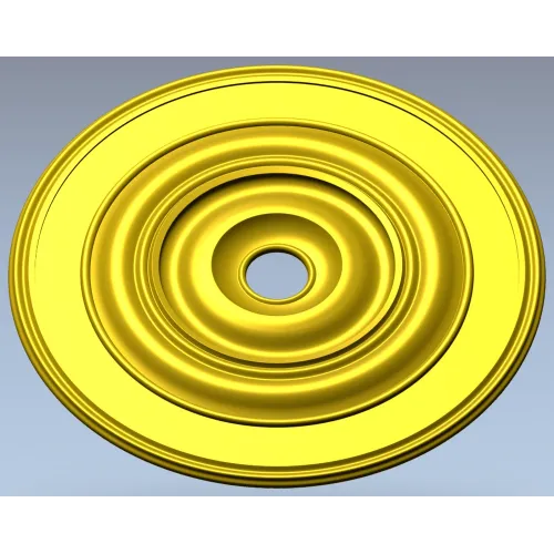 Classic Concentric Rosette STL for CNC