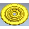 Classic Concentric Rosette STL for CNC