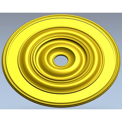 Classic Concentric Rosette STL for CNC