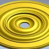 Classic Concentric Rosette STL for CNC