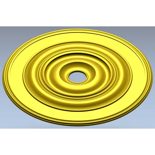 Classic Concentric Rosette STL for CNC
