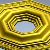 Octagonal Stepped Rosette STL for CNC