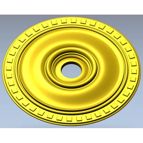 Классическая круглая розетка - 3D модель STL для ЧПУ