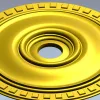 Классическая круглая розетка - 3D модель STL для ЧПУ
