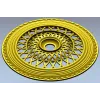 Lattice Sun Rosette - STL 3D model for CNC carving