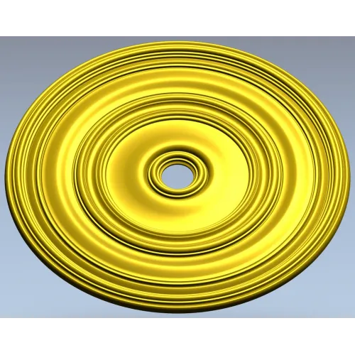 Classical Concentric Rosette - STL 3D model for CNC routing