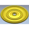 Classical Concentric Rosette - STL 3D model for CNC routing