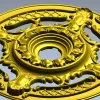 Розетка "Ауреум" - 3D модель STL для ЧПУ фрезера