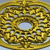 Розетка декоративная STL для ЧПУ - ажурная потолочная розетка