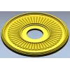 Sunray Rosette - 3D STL model for CNC carving