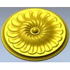 Spiral Petal Rosette - STL 3D model for CNC