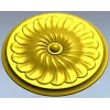 Spiral Petal Rosette - STL 3D model for CNC