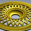 Розетка "Солнечный лотос" - 3D модель STL для ЧПУ