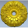 Sunleaf Rosette - high-detail STL 3D model for CNC milling