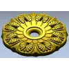 Sunleaf Rosette - high-detail STL 3D model for CNC milling