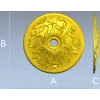 Розетка "Цветочный медальон" - 3D модель STL для ЧПУ