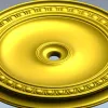 Круглая декоративная розетка STL для ЧПУ