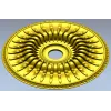 Auric Sun Rosette - STL 3D model for CNC