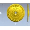 Florentine Medallion - Ceiling Rosette STL for CNC