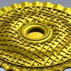 Розетка "Плетёное солнце" - 3D модель STL для ЧПУ