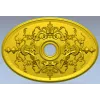 Овальная розетка stl модель для ЧПУ - классический барочный декор