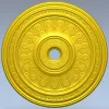 Aureole Rosette - ceiling medallion 3D model STL