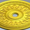 Aureole Rosette - ceiling medallion 3D model STL
