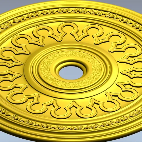 Aureole Rosette - ceiling medallion 3D model STL