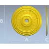 Aureole Rosette - ceiling medallion 3D model STL