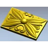 Floral rosette relief STL for CNC router and ArtCAM