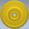 Athenian Medallion - STL 3D model rosette for CNC